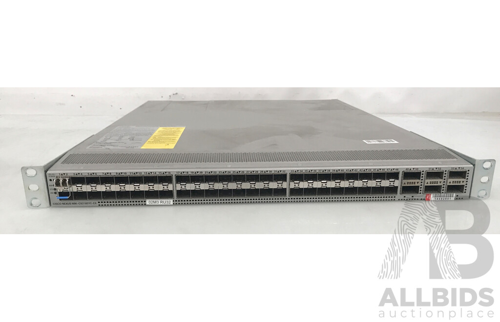 Cisco Nexus (N9K-C93180YC-EX) 9300 Series Switch
