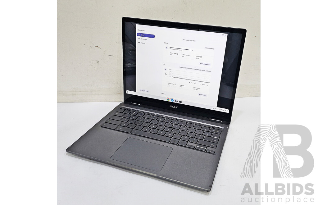 Acer (CP713-2w-30YK) Spin 713 10th Gen Intel Core I3 (10110U) 2.10GHz-4.10GHz 2-Core CPU 13.5-Inch Chromebook