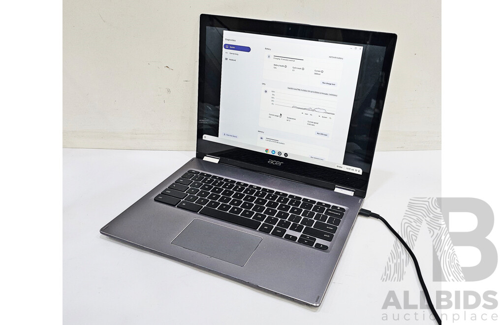 Acer (CP713-1w-30C7) Spin 13 Intel Core I3 (8130U) 2.20GHz-3.40GHz 2-Core CPU 13.5-Inch Chromebook