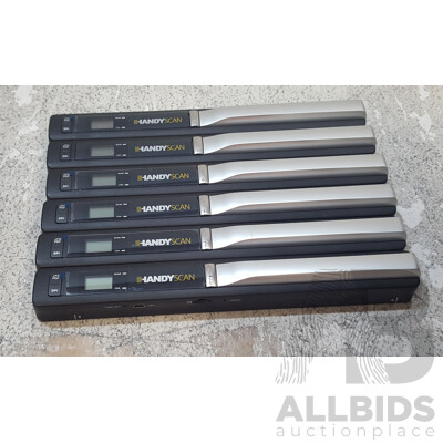 DigiTalk (CI-HS410A) HandyScan Portable Handheld Scanner - Lot of Six