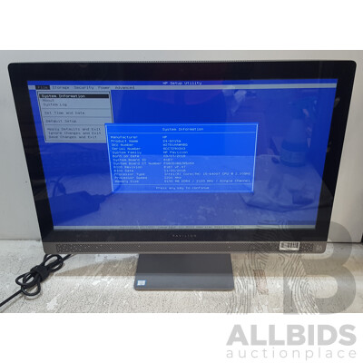 HP Pavilion (24-b015a) Intel Core i5 (6400T) 2.20GHz-2.80GHz 4-Core CPU 23.8-Inch All-in-One Computer