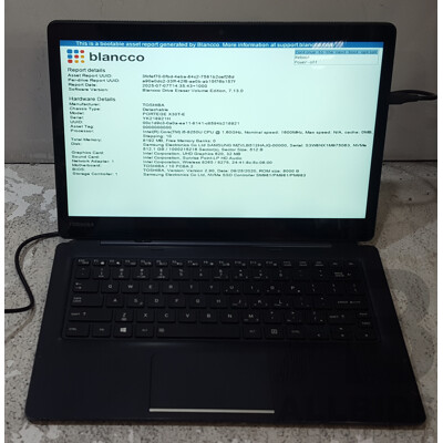 Toshiba Portege X30T-E Intel Core i5 (8250U) 1.60GHz-3.40GHz 4-Core CPU 13.3-Inch Touchscreen Detachable Laptop