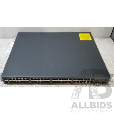 Cisco (WS-C2960X-48LPD-L) Catalyst 2960-X Series 48-Port Gigabit PoE+ Switch