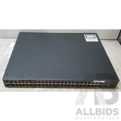 Cisco (WS-C2960X-48LPD-L) Catalyst 2960-X Series 48-Port Gigabit PoE+ Switch