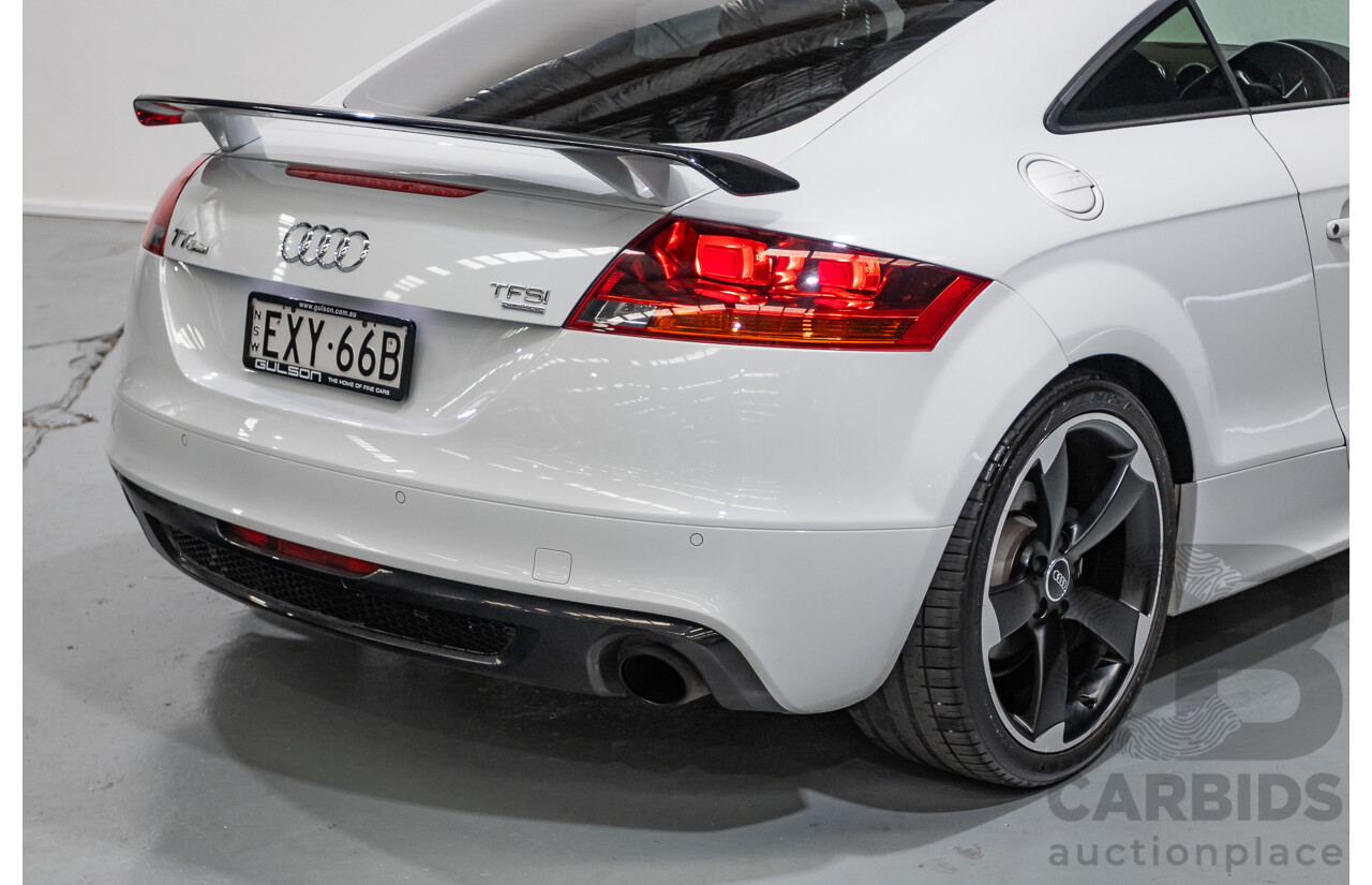 6/2014 Audi TT S-Line 2.0 TFSI Quattro (AWD) 8J MY14 2D Coupe Glacier White Turbo (155kw) 2.0L