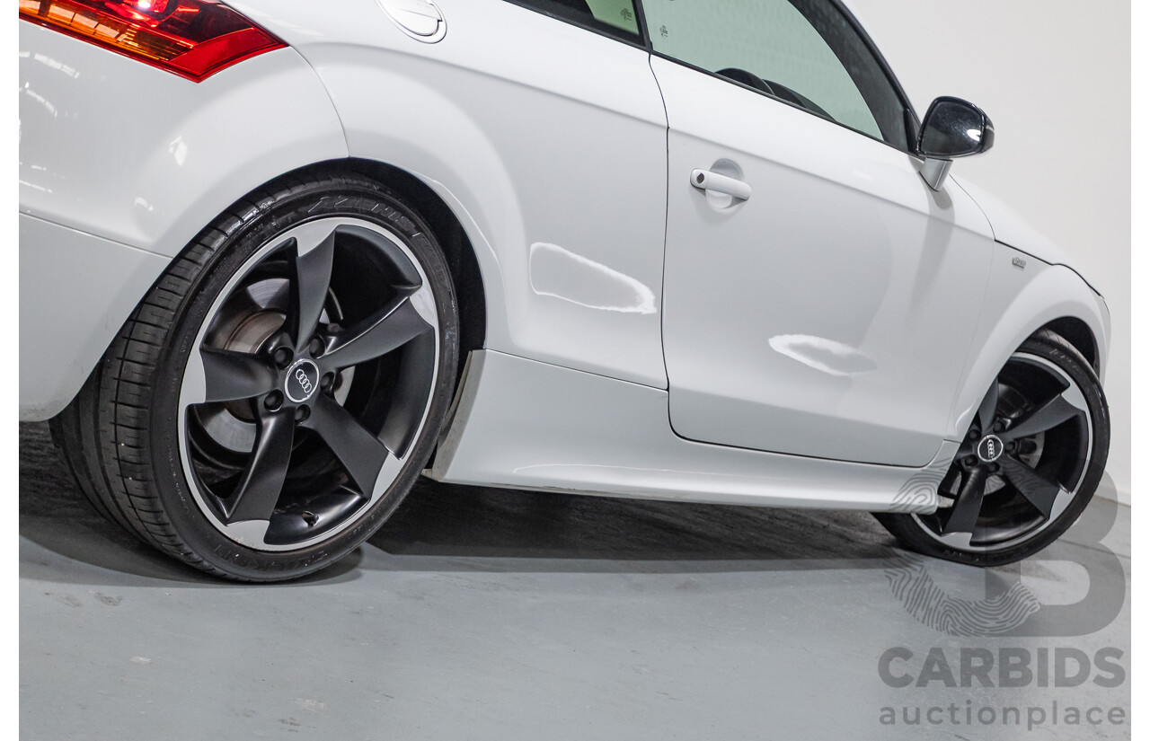 6/2014 Audi TT S-Line 2.0 TFSI Quattro (AWD) 8J MY14 2D Coupe Glacier White Turbo (155kw) 2.0L