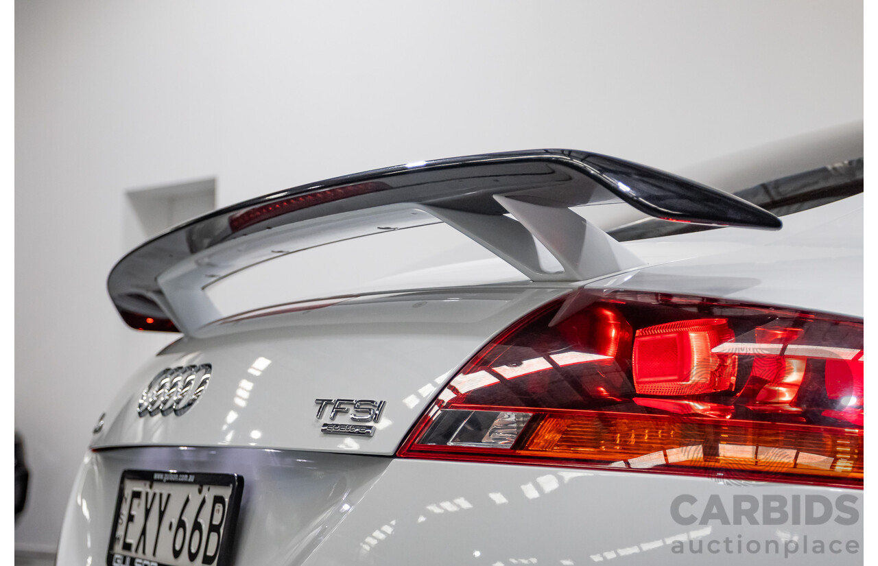 6/2014 Audi TT S-Line 2.0 TFSI Quattro (AWD) 8J MY14 2D Coupe Glacier White Turbo (155kw) 2.0L