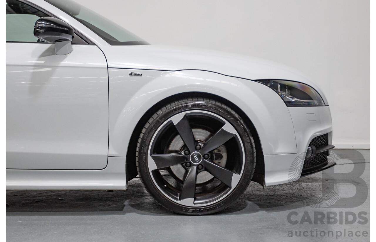 6/2014 Audi TT S-Line 2.0 TFSI Quattro (AWD) 8J MY14 2D Coupe Glacier White Turbo (155kw) 2.0L