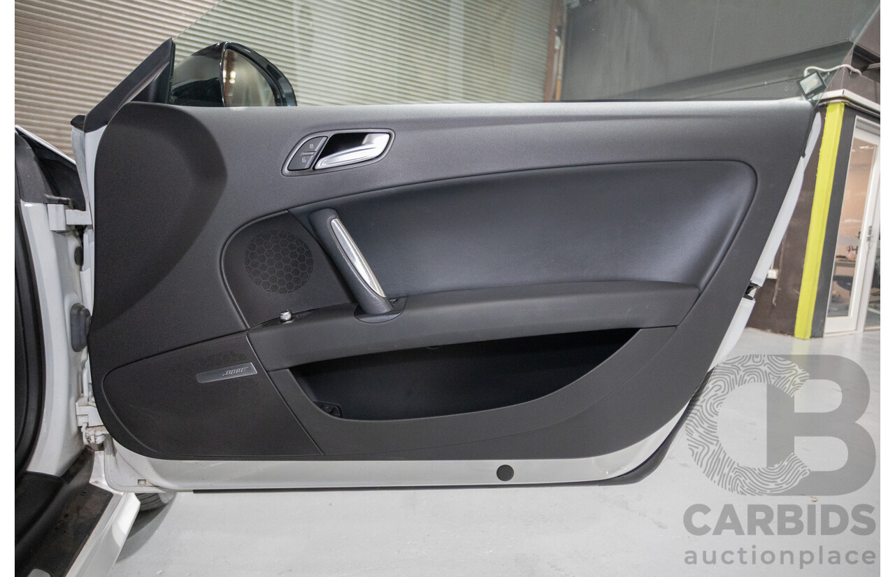 6/2014 Audi TT S-Line 2.0 TFSI Quattro (AWD) 8J MY14 2D Coupe Glacier White Turbo (155kw) 2.0L