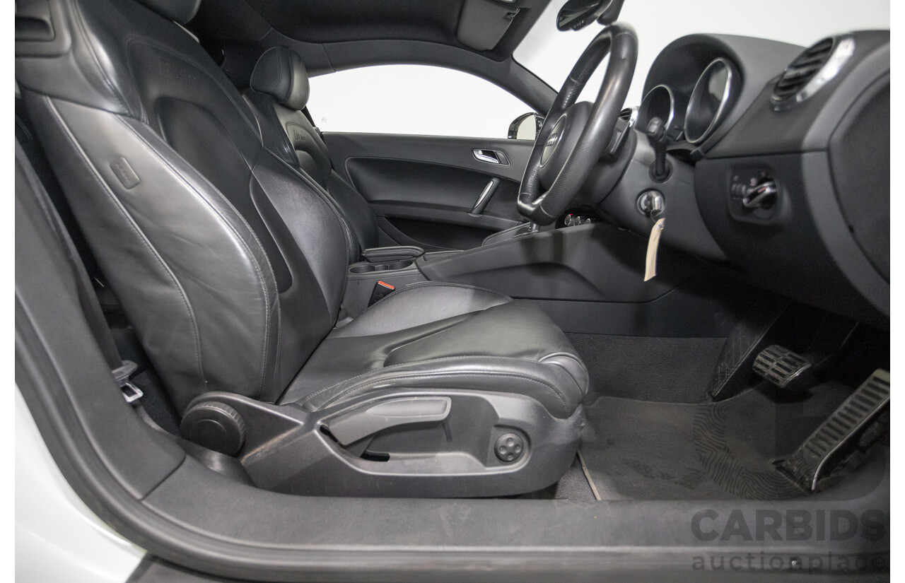 6/2014 Audi TT S-Line 2.0 TFSI Quattro (AWD) 8J MY14 2D Coupe Glacier White Turbo (155kw) 2.0L