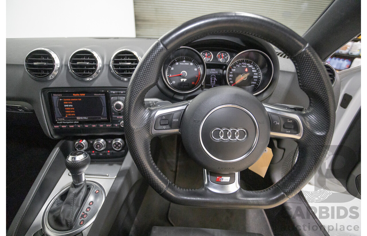 6/2014 Audi TT S-Line 2.0 TFSI Quattro (AWD) 8J MY14 2D Coupe Glacier White Turbo (155kw) 2.0L