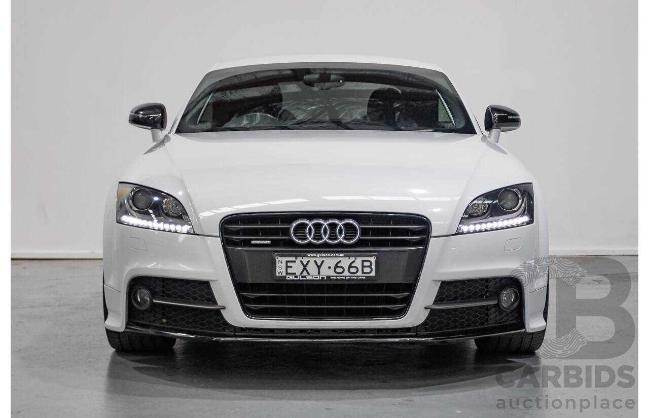 6/2014 Audi TT S-Line 2.0 TFSI Quattro (AWD) 8J MY14 2D Coupe Glacier White Turbo (155kw) 2.0L