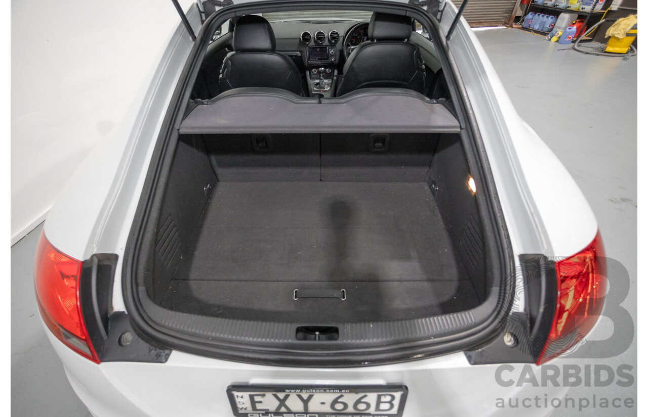 6/2014 Audi TT S-Line 2.0 TFSI Quattro (AWD) 8J MY14 2D Coupe Glacier White Turbo (155kw) 2.0L