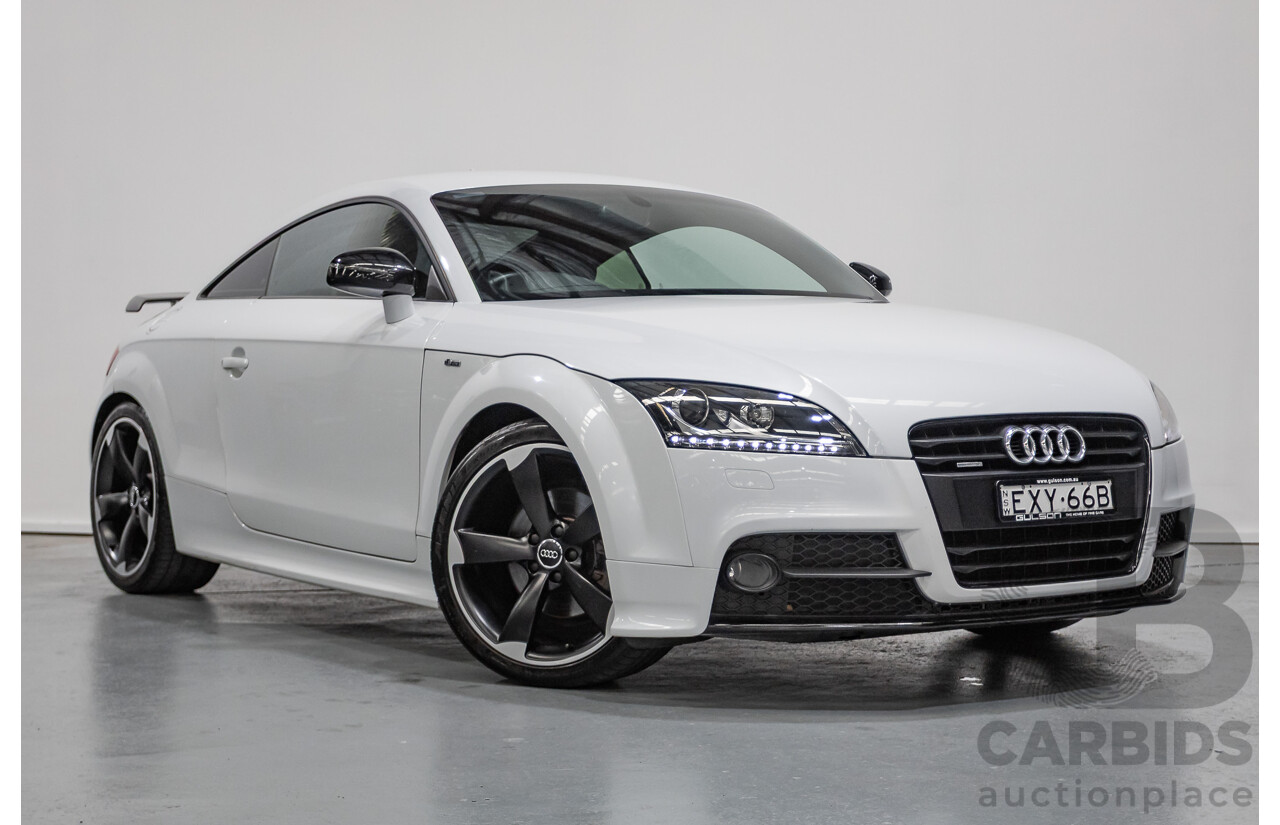 6/2014 Audi TT S-Line 2.0 TFSI Quattro (AWD) 8J MY14 2D Coupe Glacier White Turbo (155kw) 2.0L