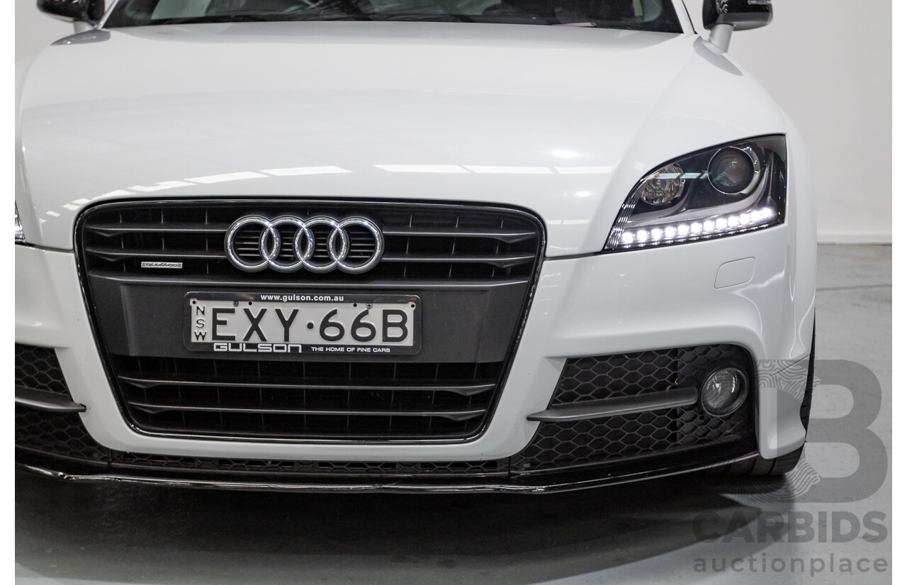 6/2014 Audi TT S-Line 2.0 TFSI Quattro (AWD) 8J MY14 2D Coupe Glacier White Turbo (155kw) 2.0L