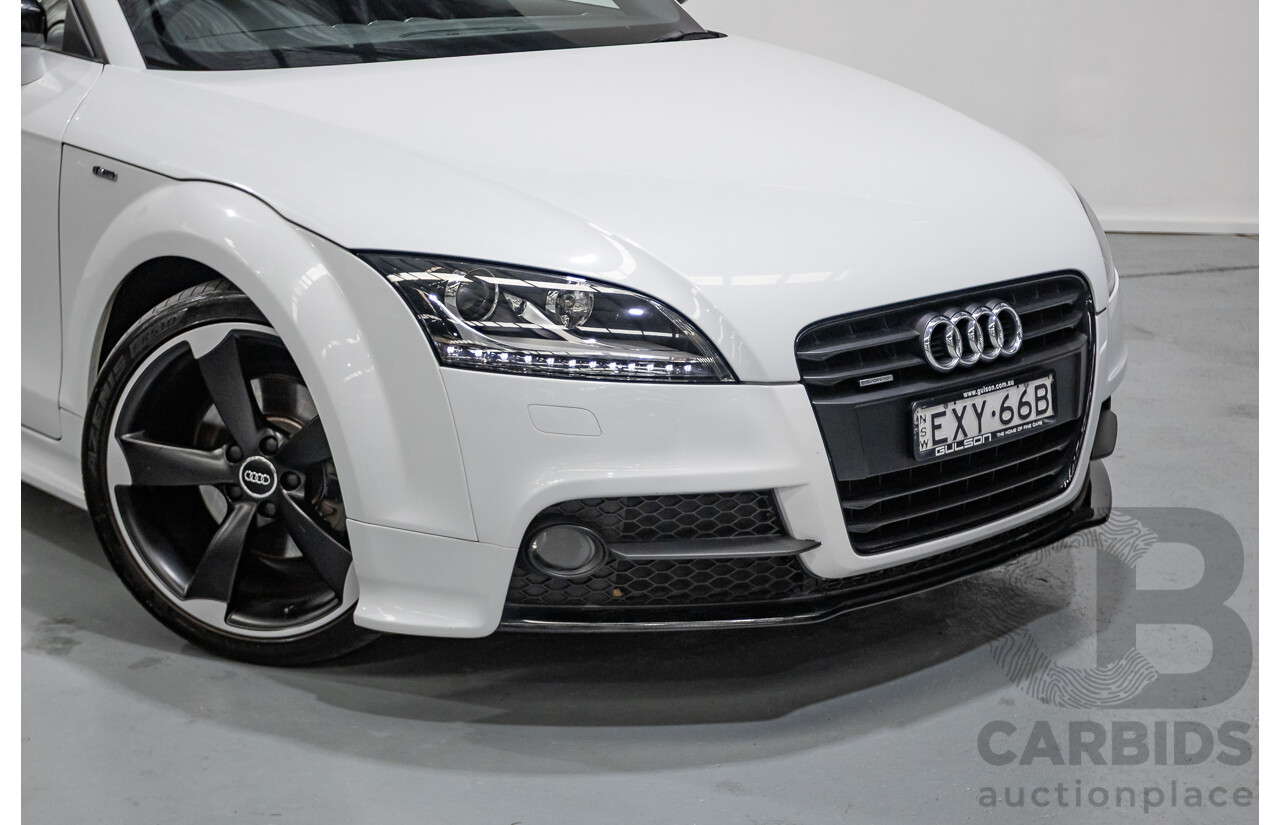 6/2014 Audi TT S-Line 2.0 TFSI Quattro (AWD) 8J MY14 2D Coupe Glacier White Turbo (155kw) 2.0L