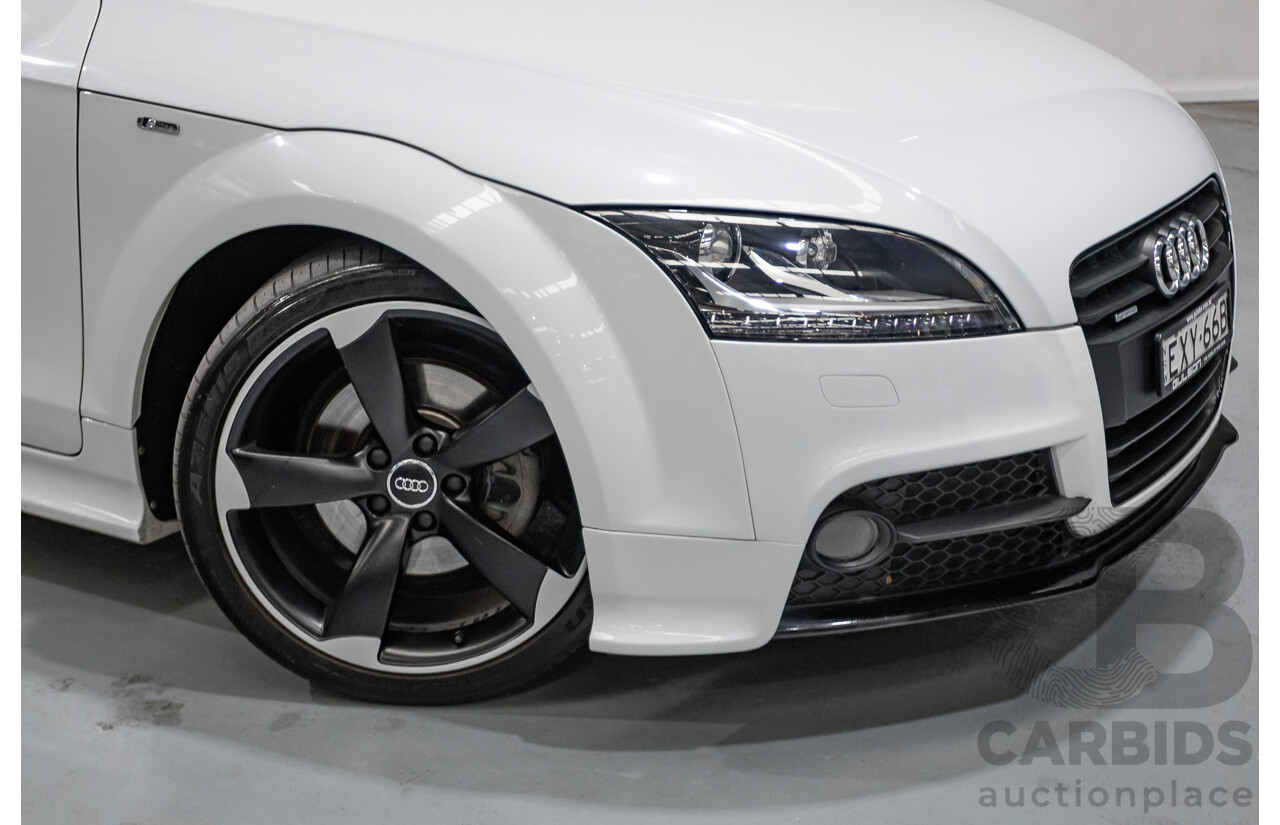 6/2014 Audi TT S-Line 2.0 TFSI Quattro (AWD) 8J MY14 2D Coupe Glacier White Turbo (155kw) 2.0L