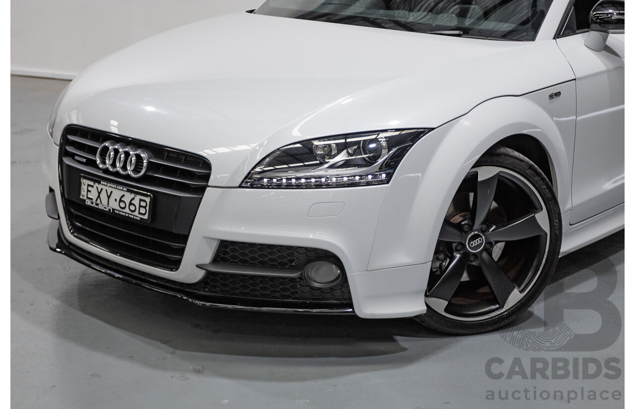 6/2014 Audi TT S-Line 2.0 TFSI Quattro (AWD) 8J MY14 2D Coupe Glacier White Turbo (155kw) 2.0L