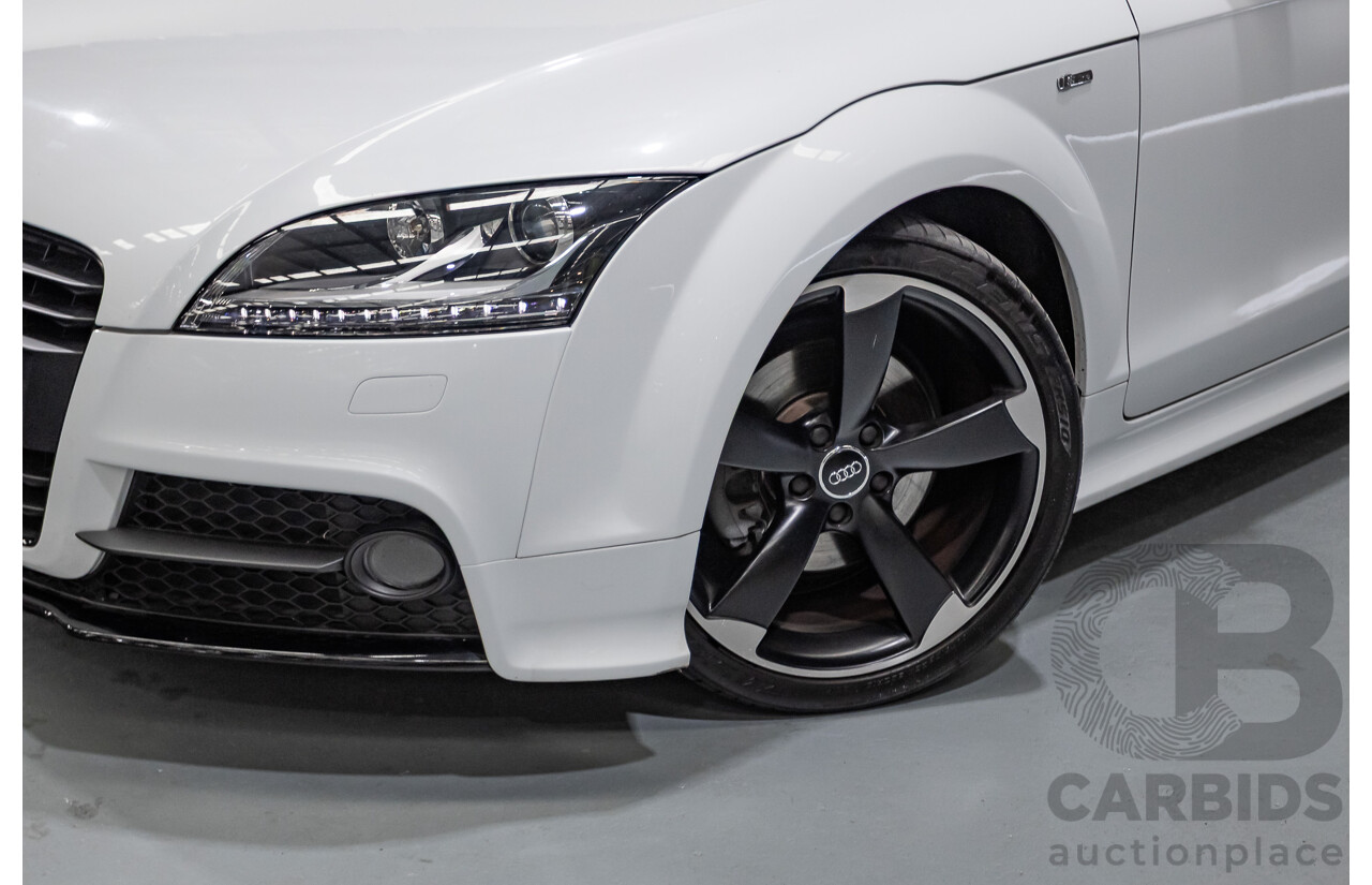 6/2014 Audi TT S-Line 2.0 TFSI Quattro (AWD) 8J MY14 2D Coupe Glacier White Turbo (155kw) 2.0L
