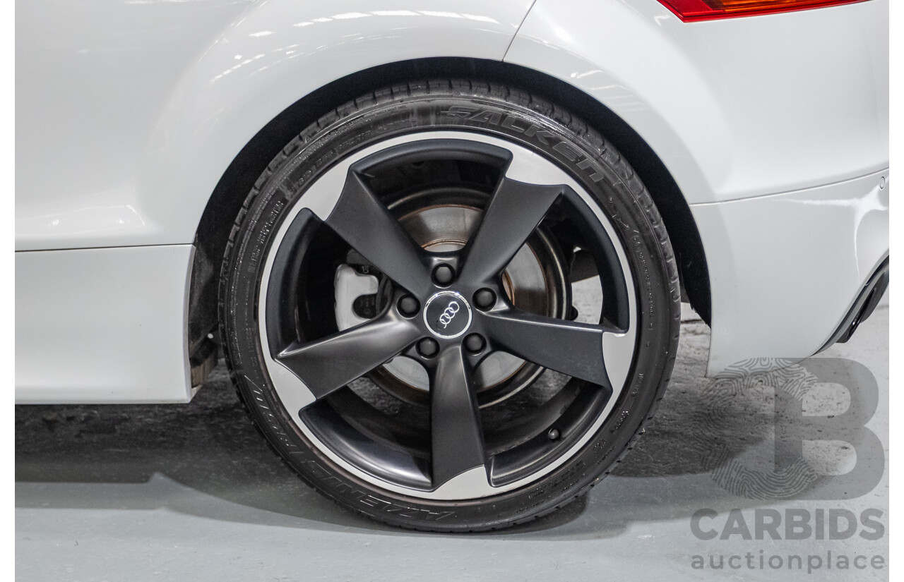 6/2014 Audi TT S-Line 2.0 TFSI Quattro (AWD) 8J MY14 2D Coupe Glacier White Turbo (155kw) 2.0L