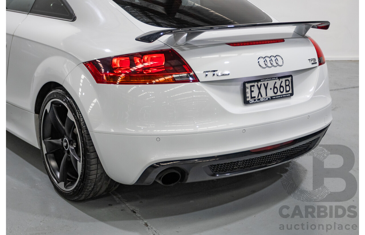 6/2014 Audi TT S-Line 2.0 TFSI Quattro (AWD) 8J MY14 2D Coupe Glacier White Turbo (155kw) 2.0L