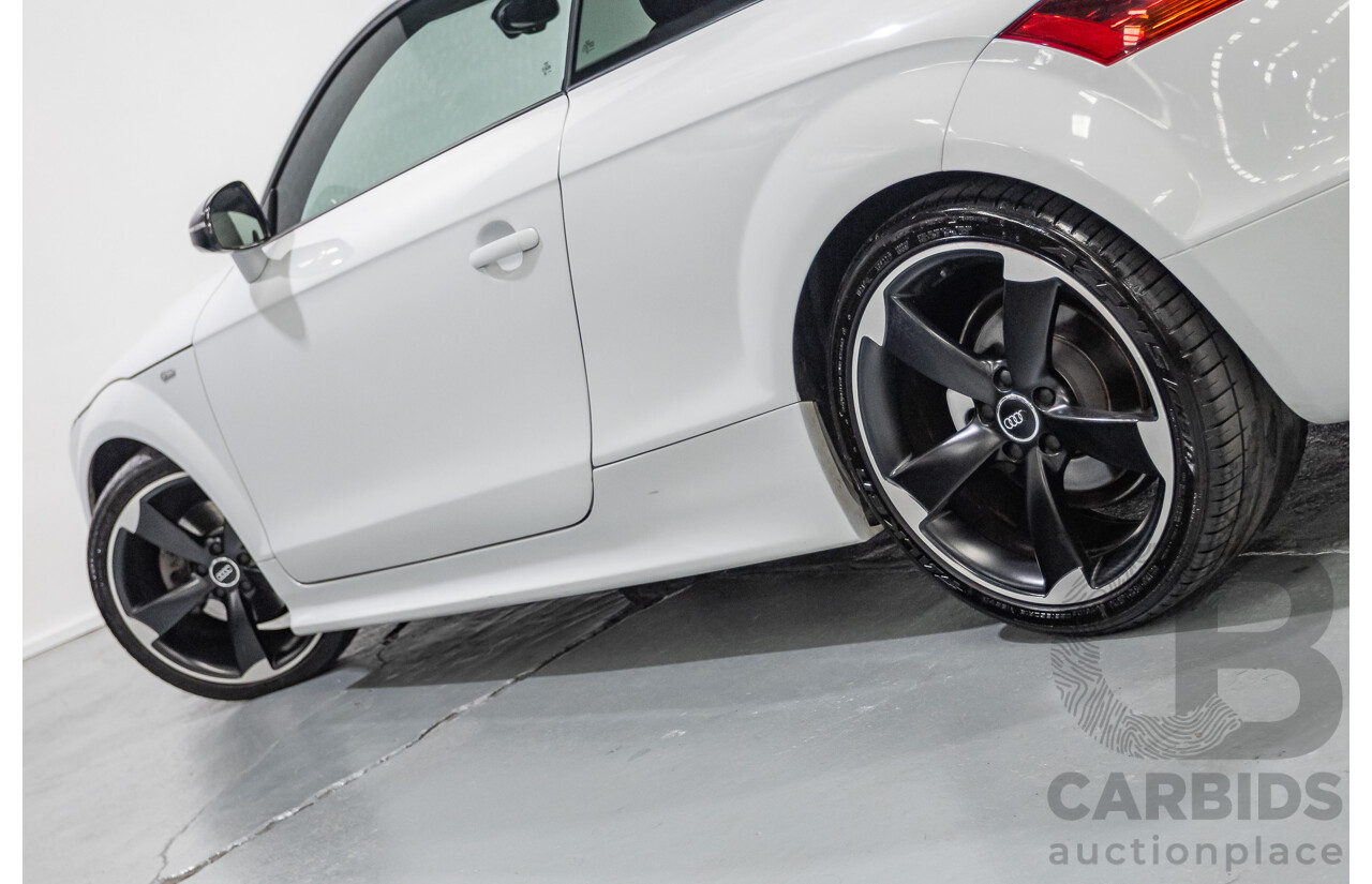 6/2014 Audi TT S-Line 2.0 TFSI Quattro (AWD) 8J MY14 2D Coupe Glacier White Turbo (155kw) 2.0L