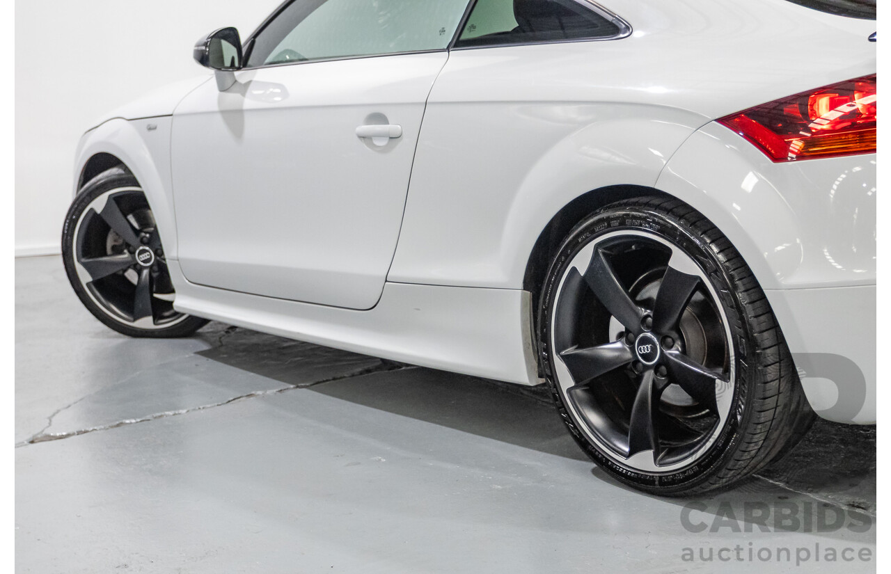 6/2014 Audi TT S-Line 2.0 TFSI Quattro (AWD) 8J MY14 2D Coupe Glacier White Turbo (155kw) 2.0L
