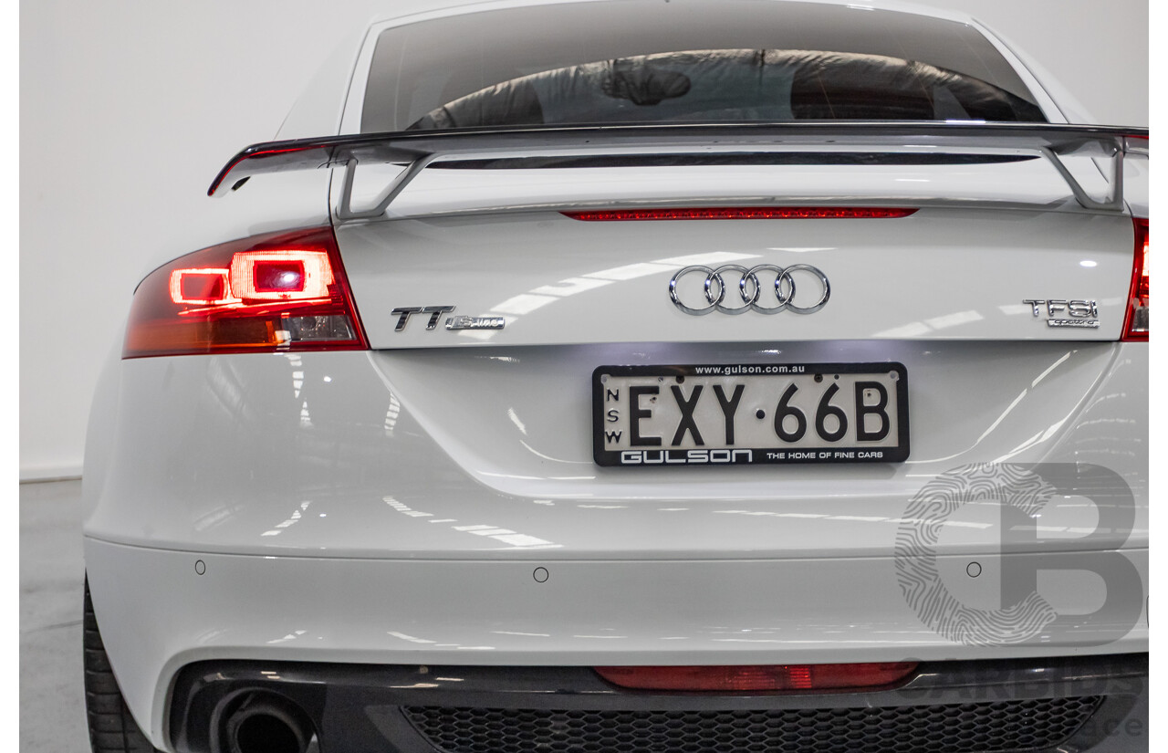 6/2014 Audi TT S-Line 2.0 TFSI Quattro (AWD) 8J MY14 2D Coupe Glacier White Turbo (155kw) 2.0L