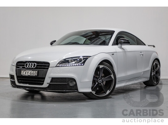 6/2014 Audi TT S-Line 2.0 TFSI Quattro (AWD) 8J MY14 2D Coupe Glacier White Turbo (155kw) 2.0L
