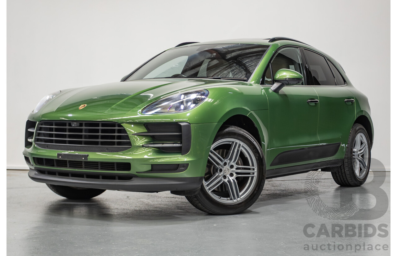 6/2019 Porsche Macan (AWD) 95B MY19 4D Wagon Mamba Green Metallic Turbo 2.0L