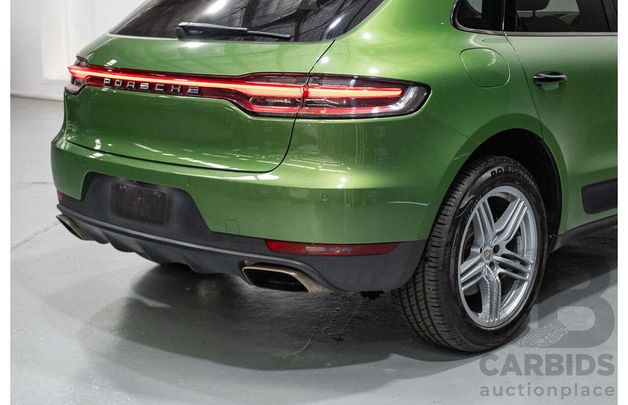 6/2019 Porsche Macan (AWD) 95B MY19 4D Wagon Mamba Green Metallic Turbo 2.0L
