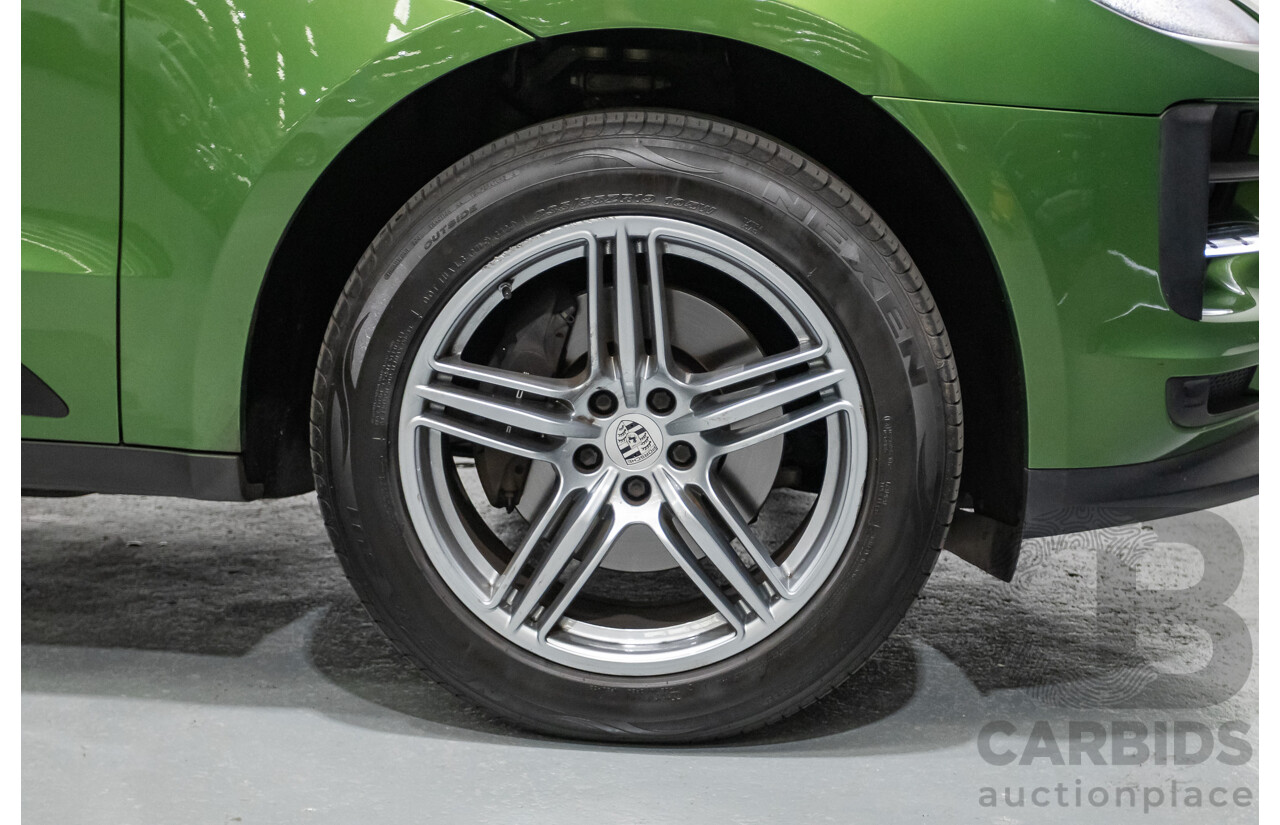 6/2019 Porsche Macan (AWD) 95B MY19 4D Wagon Mamba Green Metallic Turbo 2.0L