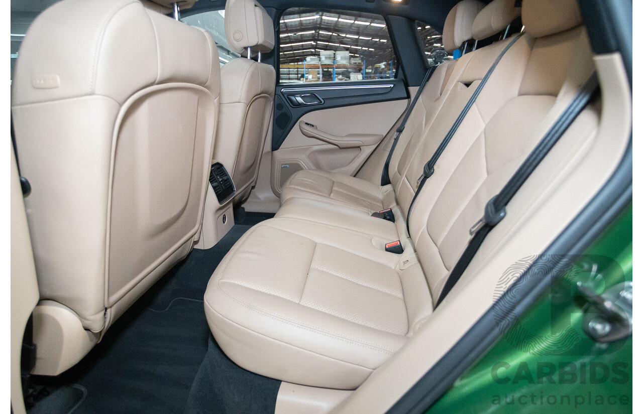 6/2019 Porsche Macan (AWD) 95B MY19 4D Wagon Mamba Green Metallic Turbo 2.0L