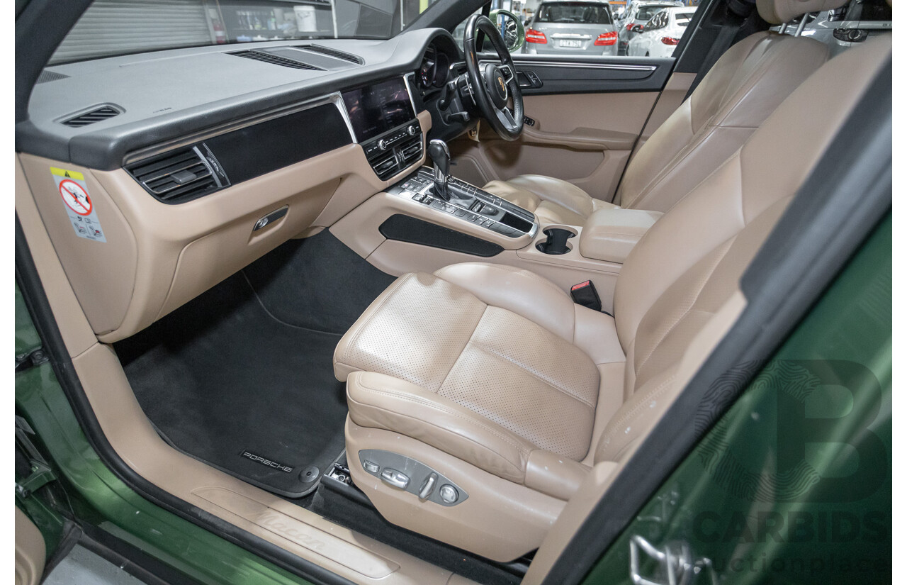 6/2019 Porsche Macan (AWD) 95B MY19 4D Wagon Mamba Green Metallic Turbo 2.0L