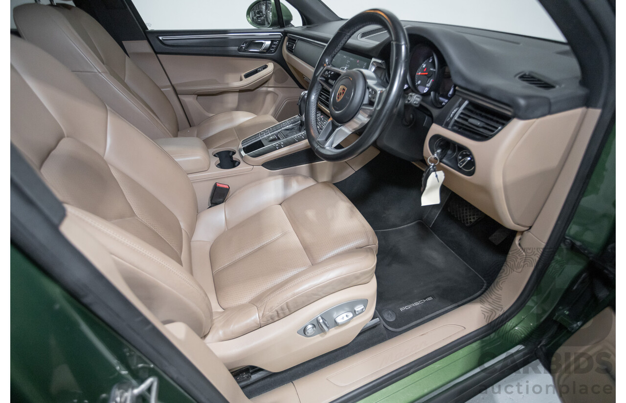 6/2019 Porsche Macan (AWD) 95B MY19 4D Wagon Mamba Green Metallic Turbo 2.0L