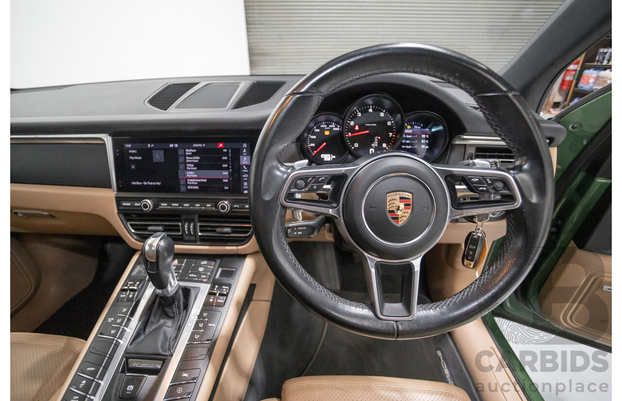 6/2019 Porsche Macan (AWD) 95B MY19 4D Wagon Mamba Green Metallic Turbo 2.0L