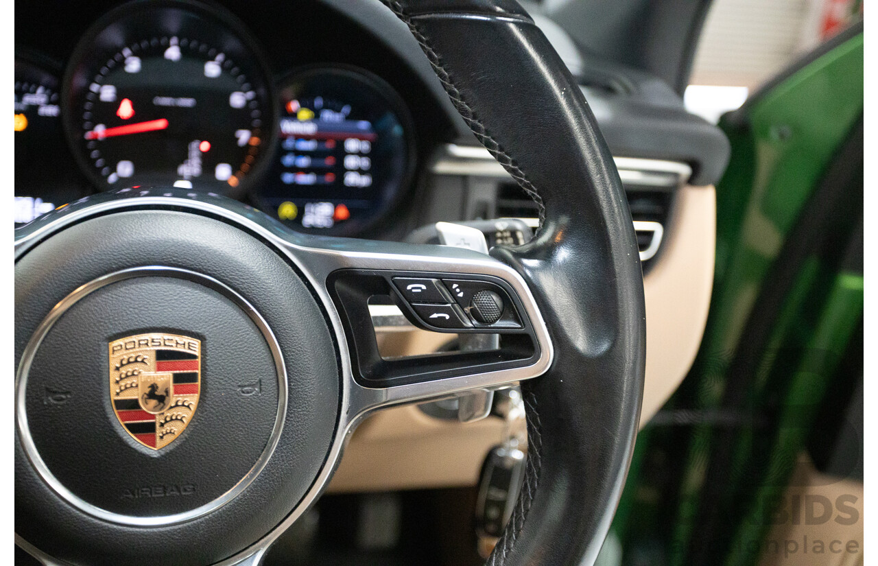 6/2019 Porsche Macan (AWD) 95B MY19 4D Wagon Mamba Green Metallic Turbo 2.0L