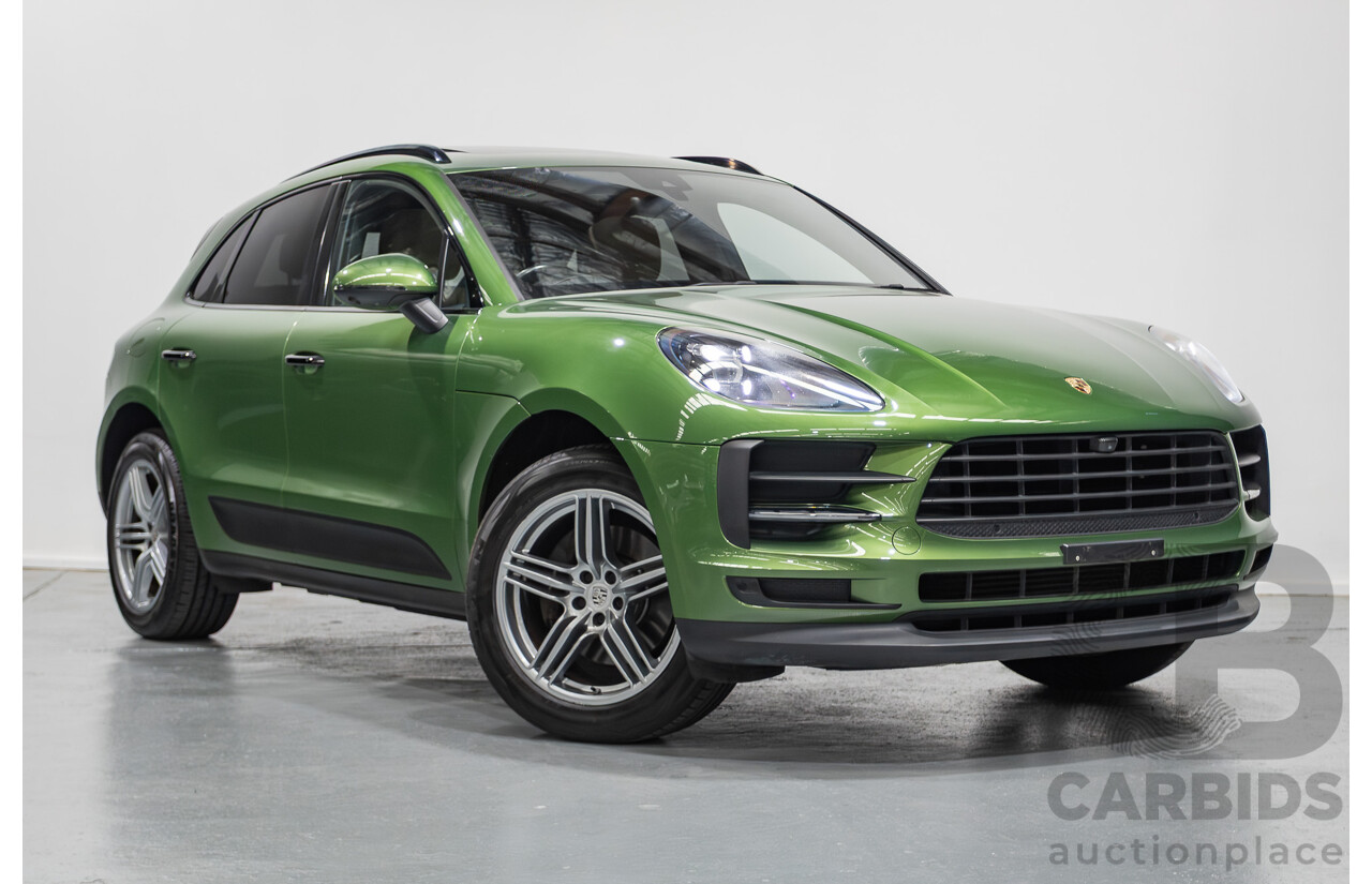 6/2019 Porsche Macan (AWD) 95B MY19 4D Wagon Mamba Green Metallic Turbo 2.0L