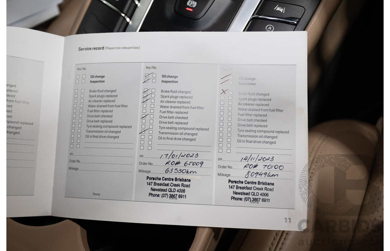 6/2019 Porsche Macan (AWD) 95B MY19 4D Wagon Mamba Green Metallic Turbo 2.0L