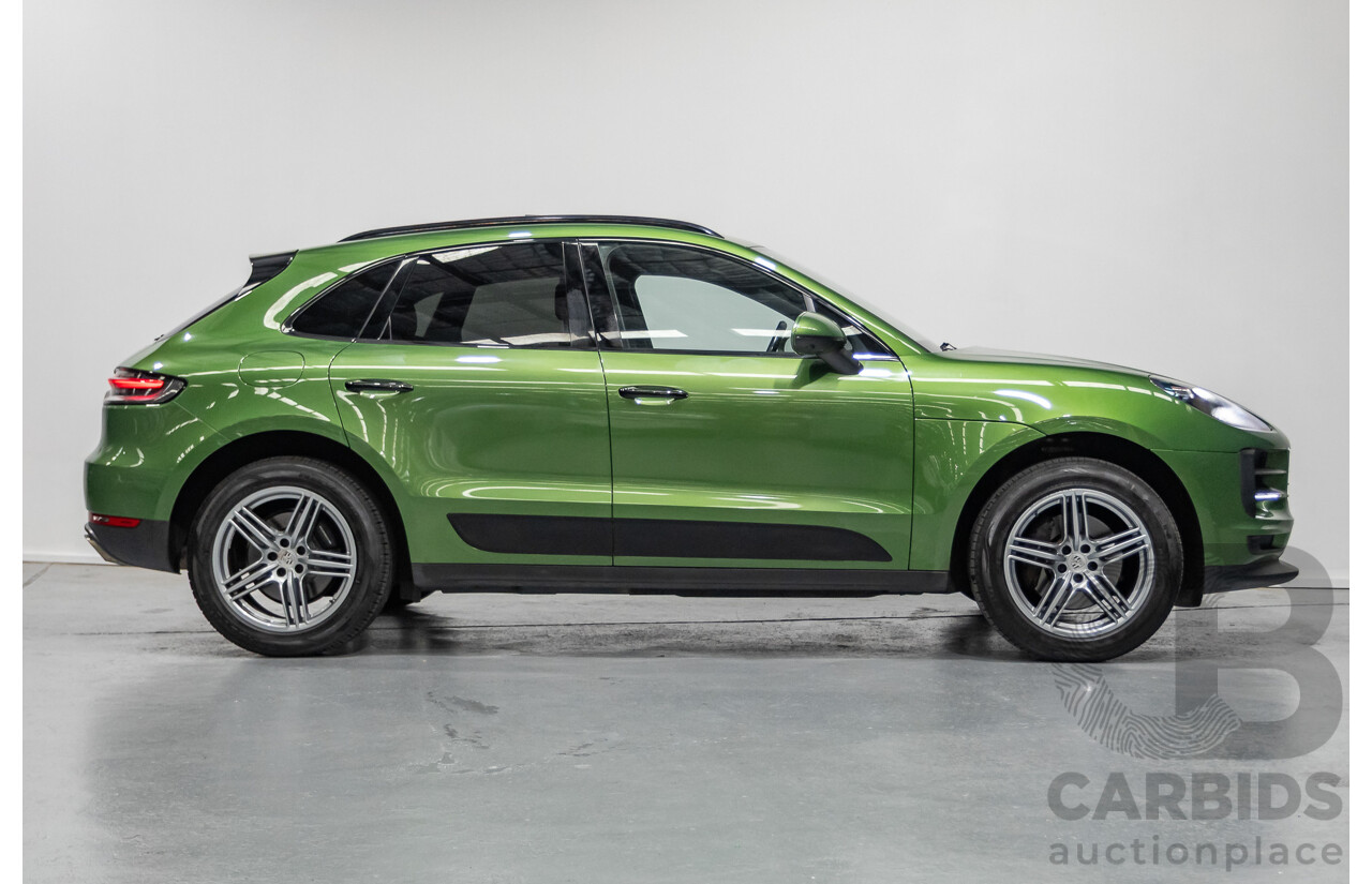 6/2019 Porsche Macan (AWD) 95B MY19 4D Wagon Mamba Green Metallic Turbo 2.0L
