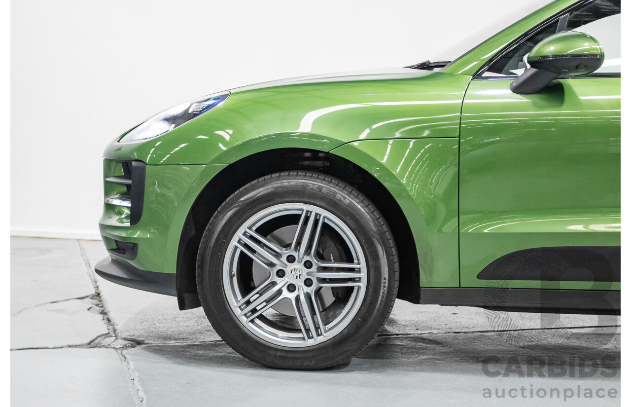 6/2019 Porsche Macan (AWD) 95B MY19 4D Wagon Mamba Green Metallic Turbo 2.0L