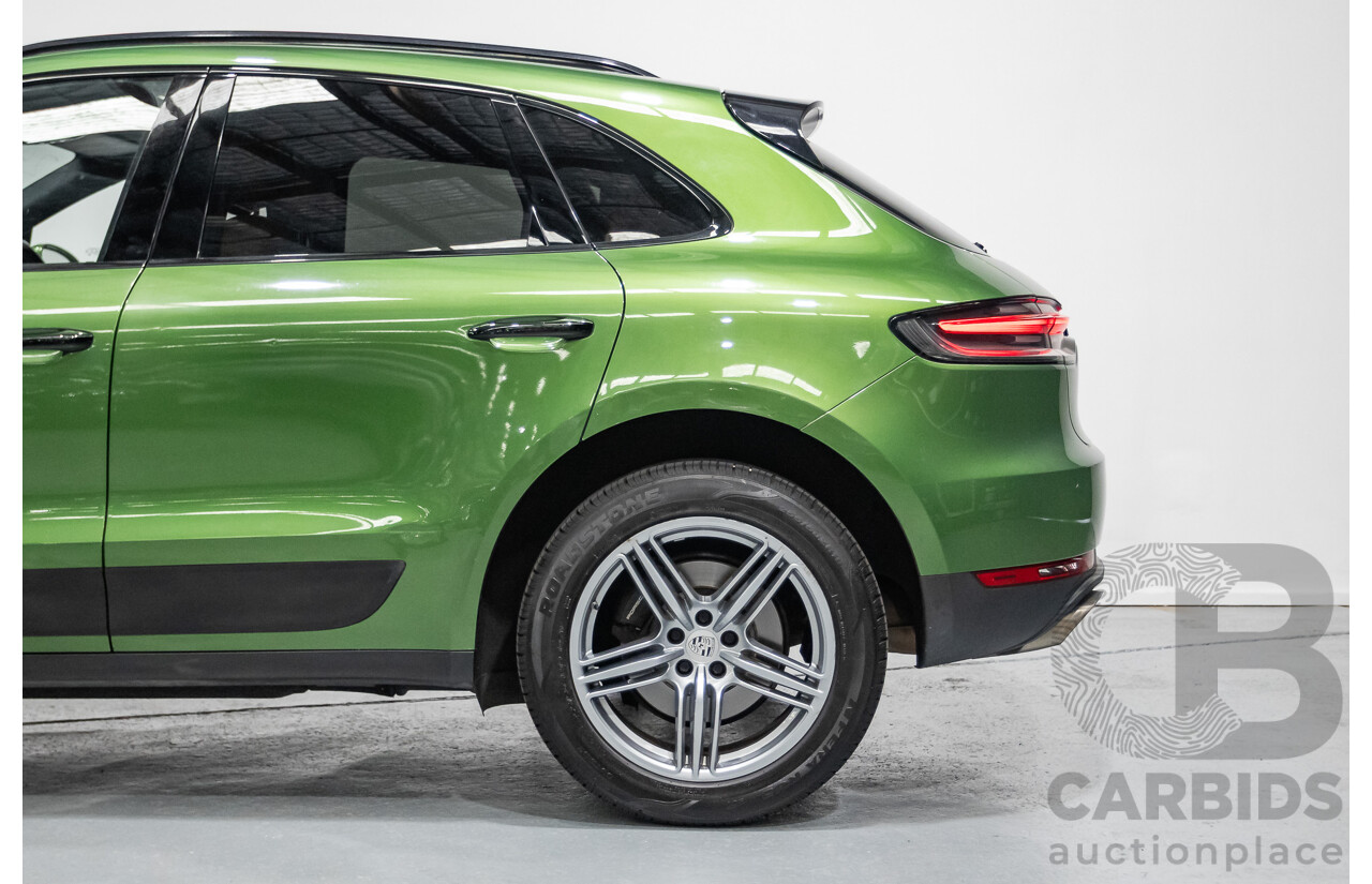 6/2019 Porsche Macan (AWD) 95B MY19 4D Wagon Mamba Green Metallic Turbo 2.0L