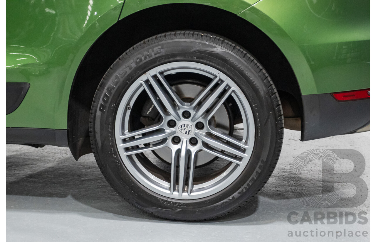 6/2019 Porsche Macan (AWD) 95B MY19 4D Wagon Mamba Green Metallic Turbo 2.0L