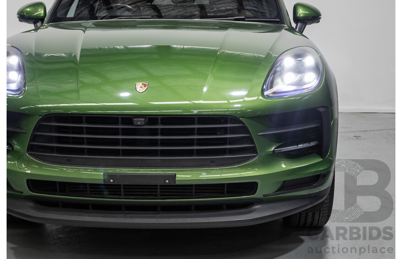 6/2019 Porsche Macan (AWD) 95B MY19 4D Wagon Mamba Green Metallic Turbo 2.0L