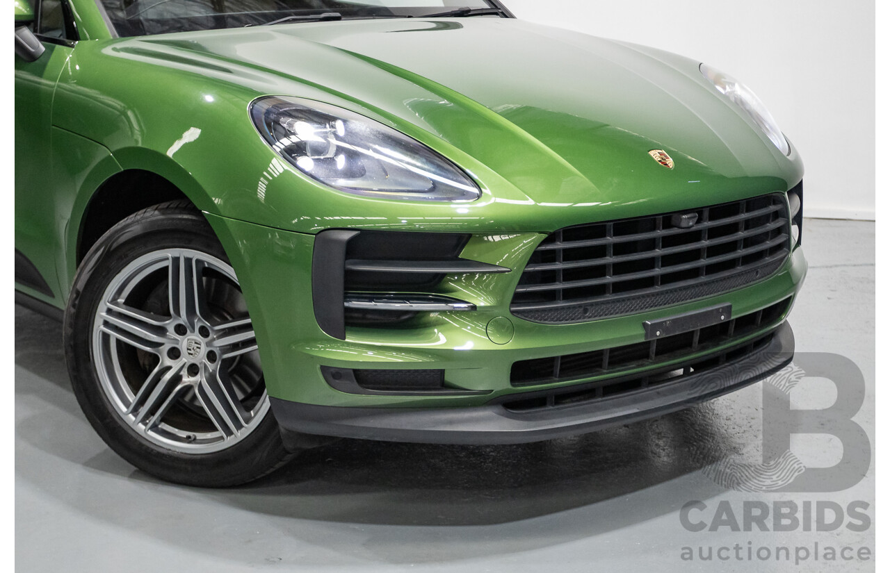 6/2019 Porsche Macan (AWD) 95B MY19 4D Wagon Mamba Green Metallic Turbo 2.0L