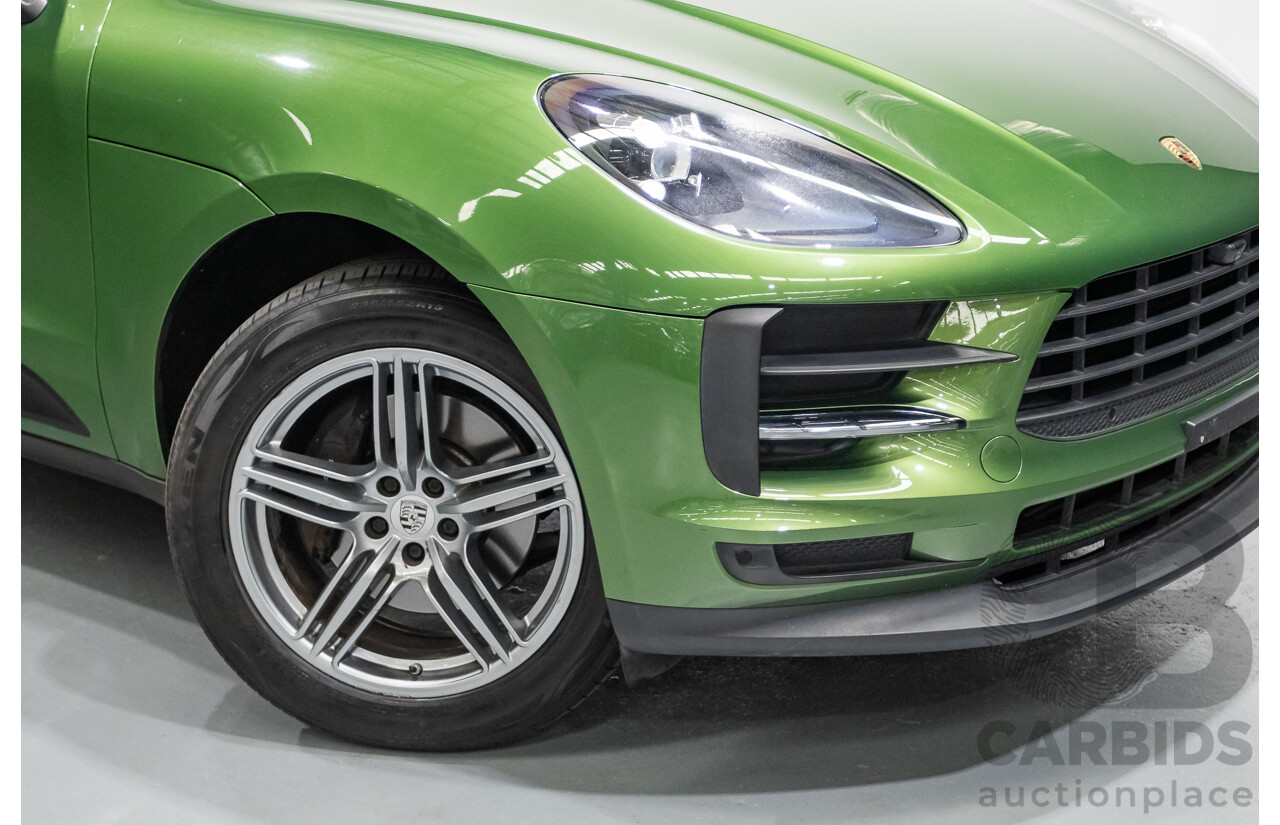 6/2019 Porsche Macan (AWD) 95B MY19 4D Wagon Mamba Green Metallic Turbo 2.0L