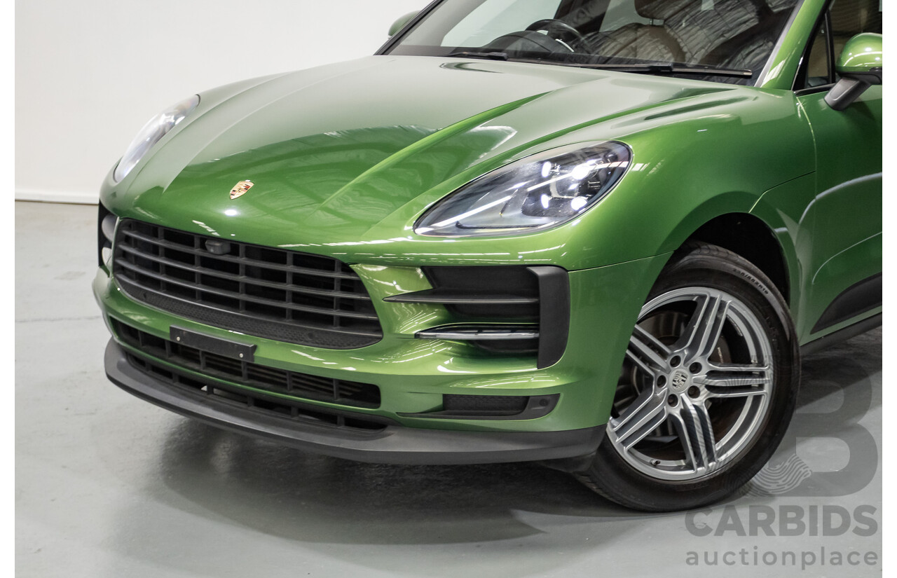 6/2019 Porsche Macan (AWD) 95B MY19 4D Wagon Mamba Green Metallic Turbo 2.0L
