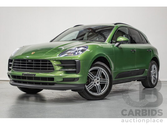 6/2019 Porsche Macan (AWD) 95B MY19 4D Wagon Mamba Green Metallic Turbo 2.0L