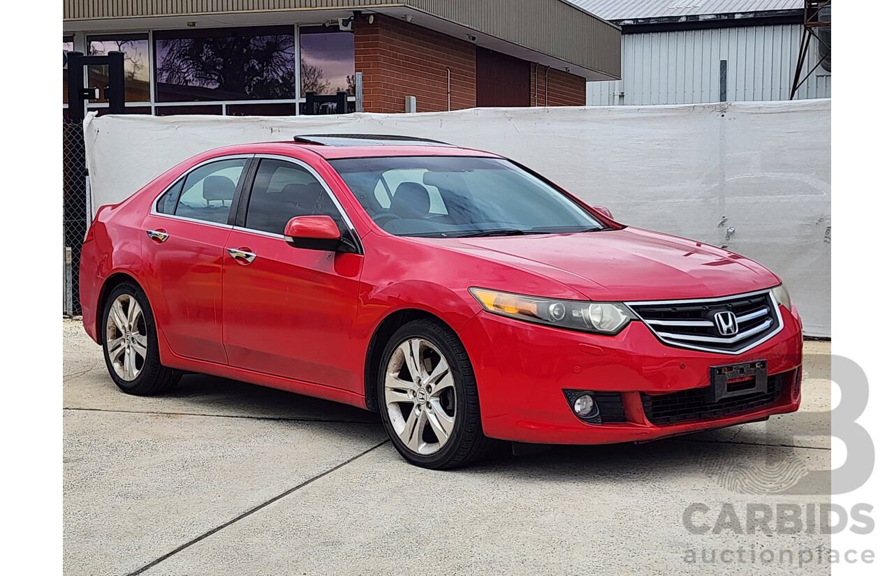 8/2008 Honda Accord EURO Luxury 10 4d Sedan Red 2.4L