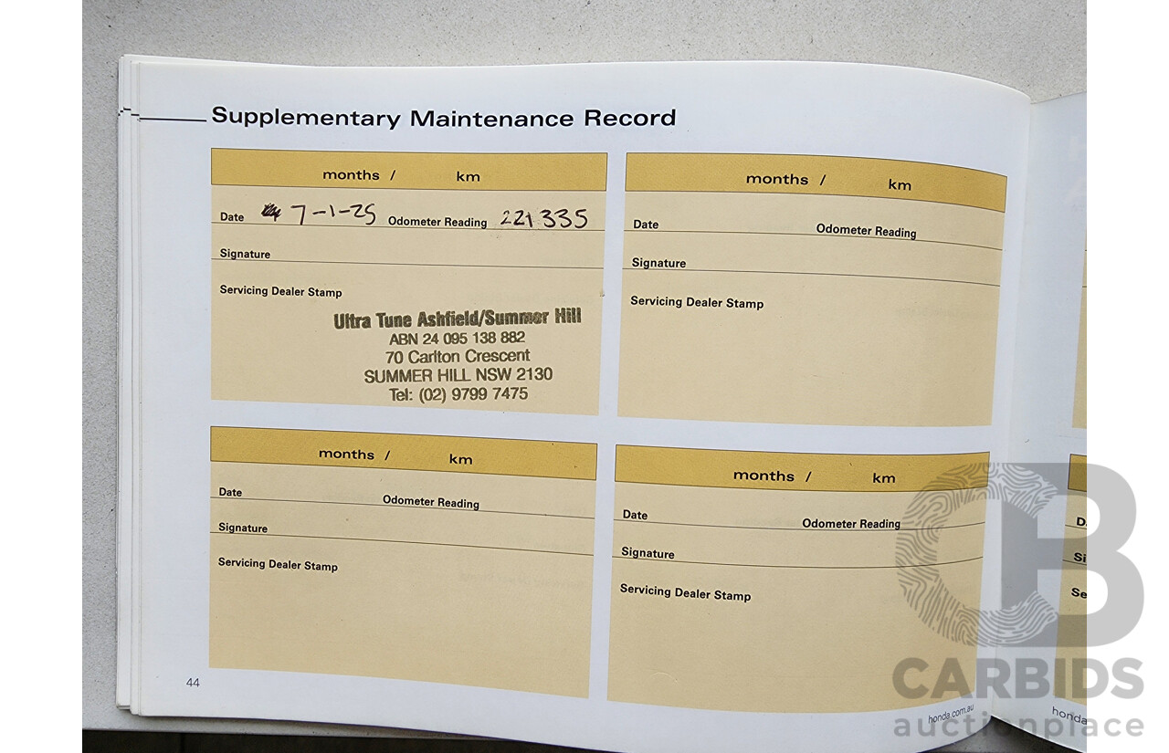 8/2008 Honda Accord EURO Luxury 10 4d Sedan Red 2.4L